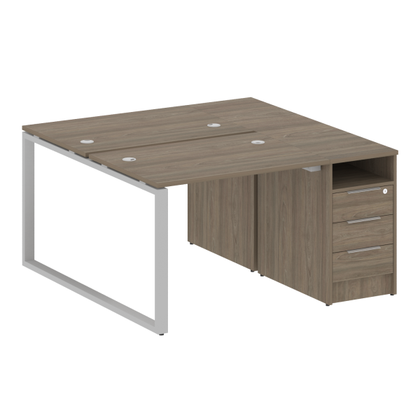 Рабочая станция на О-образном м/к с опорной тумбой БО.РС-СТП-2.1