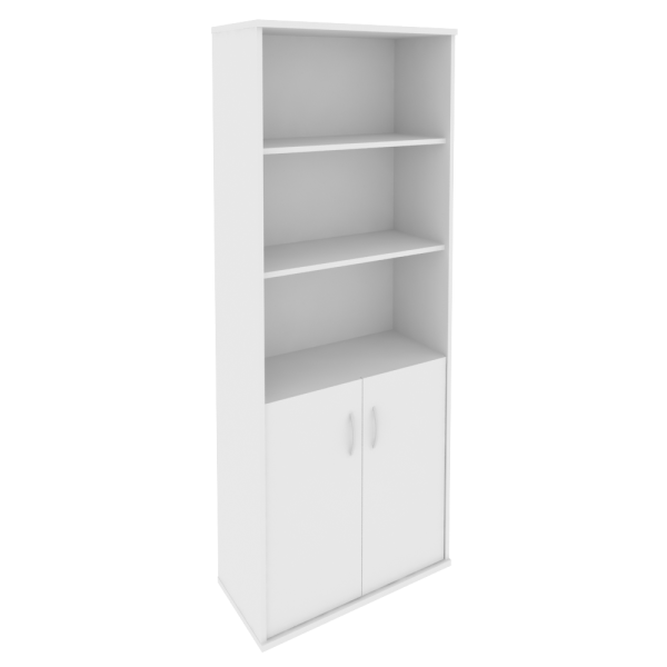 Шкаф высокий широкий (2 низкие двери ЛДСП) А.СТ-1.1