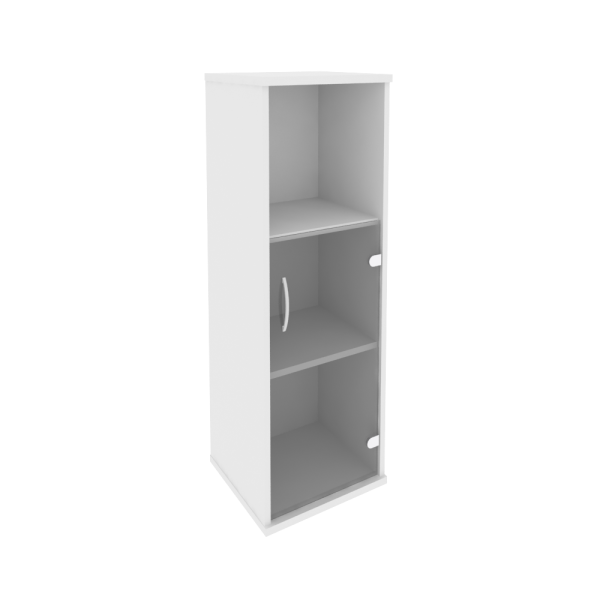 Шкаф средний узкий левый/правый (1 низкая дверь стекло) А.СУ-2.2 Л/Пр