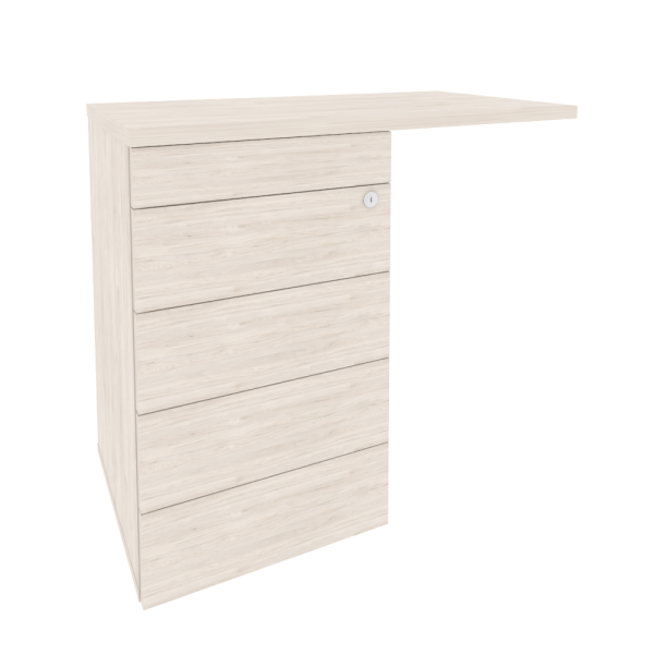 Тумба приставная (TIP-ON) (универсальная л/пр) O.TPU-4 TIP