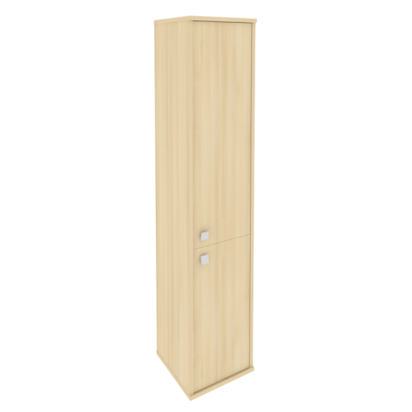 Шкаф высокий узкий левый/правый (1 низкая дверь ЛДСП, 1 средняя дверь ЛДСП) Л.СУ-1.3 Л/Пр