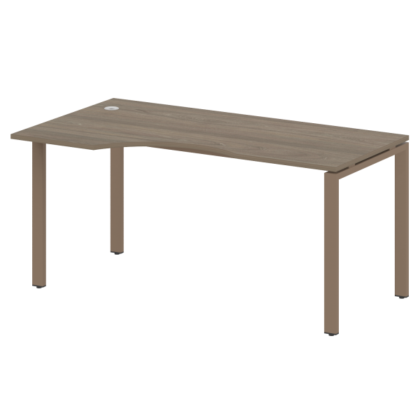 Стол криволинейный левый на П-образном м/к БП.СА-1 Л