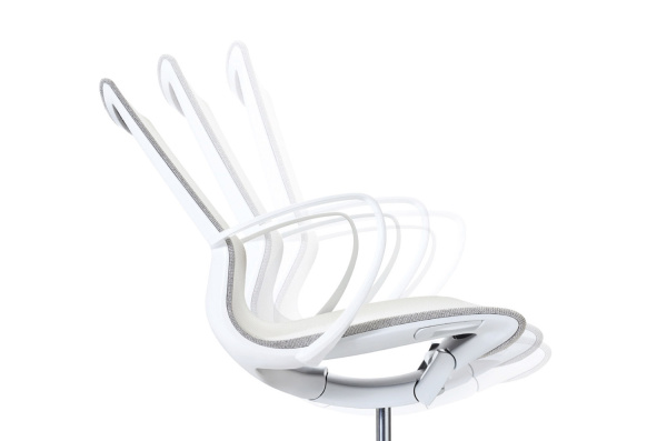 MARICS W КРЕСЛО СВ.СЕРАЯ СЕТКА СВ.СЕР/БЕЛЫЙ MARICS white / light grey