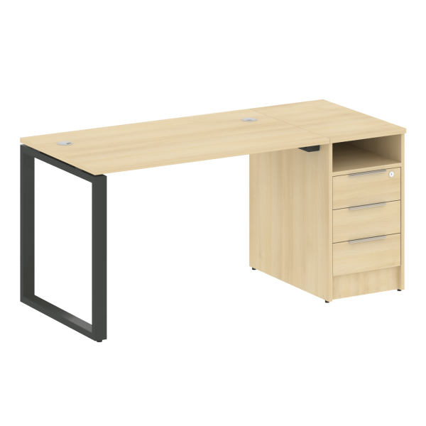 Рабочая станция на О-образном м/к с опорной тумбой БО.РС-СТП -1.2