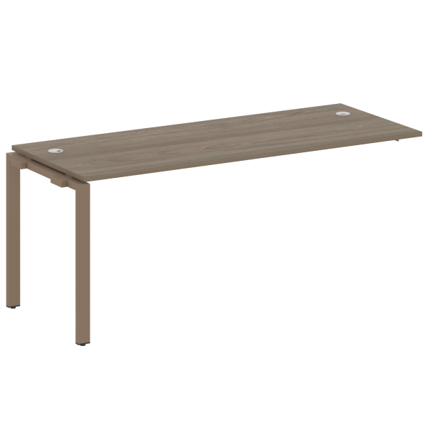 Проходной наборный элемент рабочей станции на П-образном м/к (проходная опора Б.ОСП-72, столешница, БП.ПРС-СП-1.5