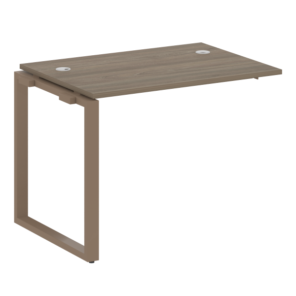 Проходной наборный элемент рабочей станции на О-образном м/к (проходная опора Б.ОСП-72, столешница, БО.ПРС-СП-1.1