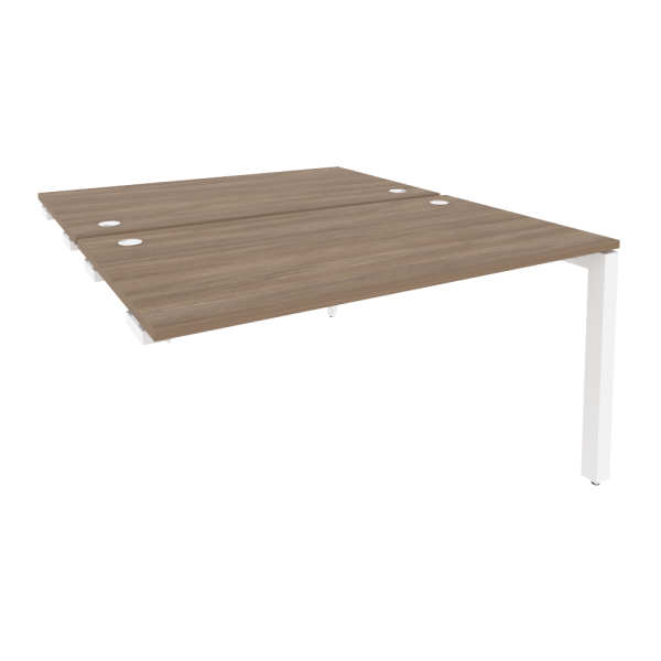 Стол-приставка двойной на П-образном м/к к опорным элем. O.MP-D.SPR-3.8