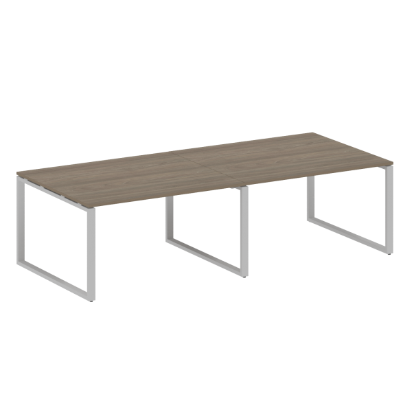 Переговорный стол (2 столешницы) на О-образном м/к БО.ПРГ-2.3