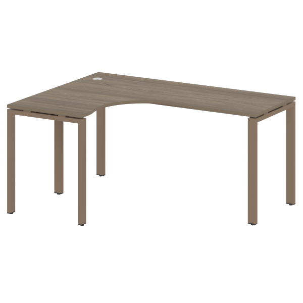 Стол криволинейный левый на П-образном м/к БП.СА-4 Л