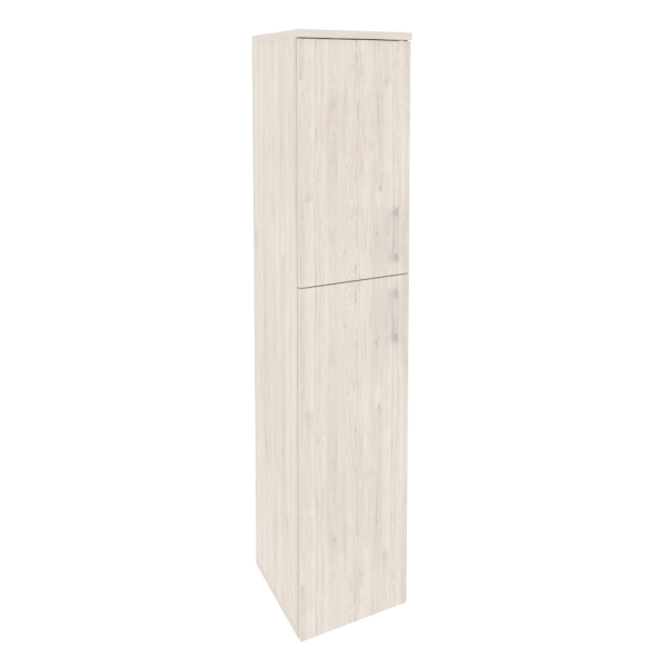 Шкаф высокий узкий левый (1 средний фасад ЛДСП + 1 низкий ЛДСП) O.SU-1.8(L)