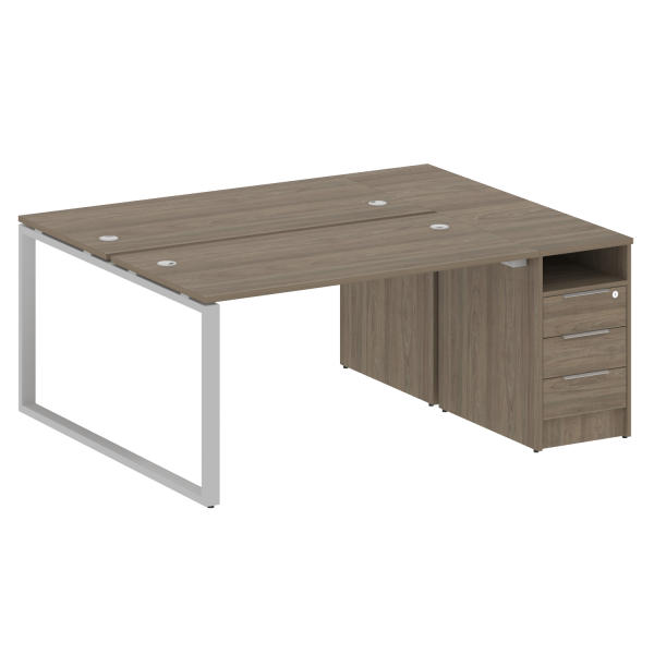 Рабочая станция на О-образном м/к с опорной тумбой БО.РС-СТП-2.3