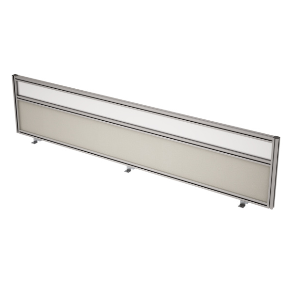 Барьер фронтальный, ткань+мат.стекло в алюминевом профиле 9БТС.0418.6