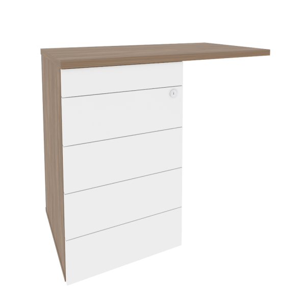 Тумба приставная (TIP-ON) (универсальная л/пр) O.TPU-4 TIP