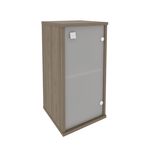 Шкаф низкий узкий левый/правый (1 низкая дверь стекло) Л.СУ-3.2 Л/Пр