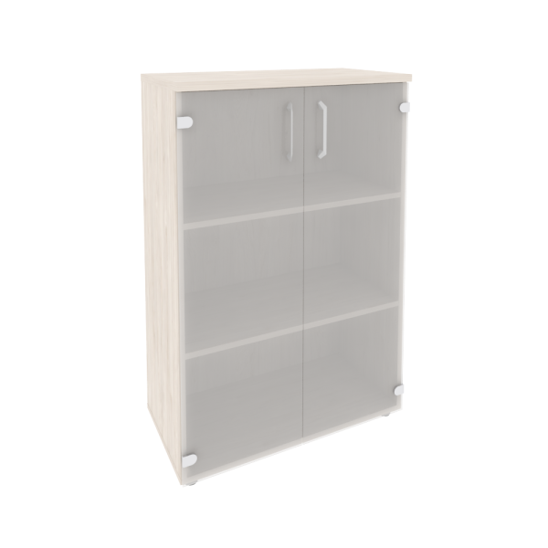 Шкаф средний широкий (2 средних фасада стекло) O.ST-2.4