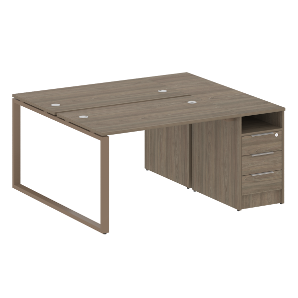 Рабочая станция на О-образном м/к с опорной тумбой БО.РС-СТП-2.2