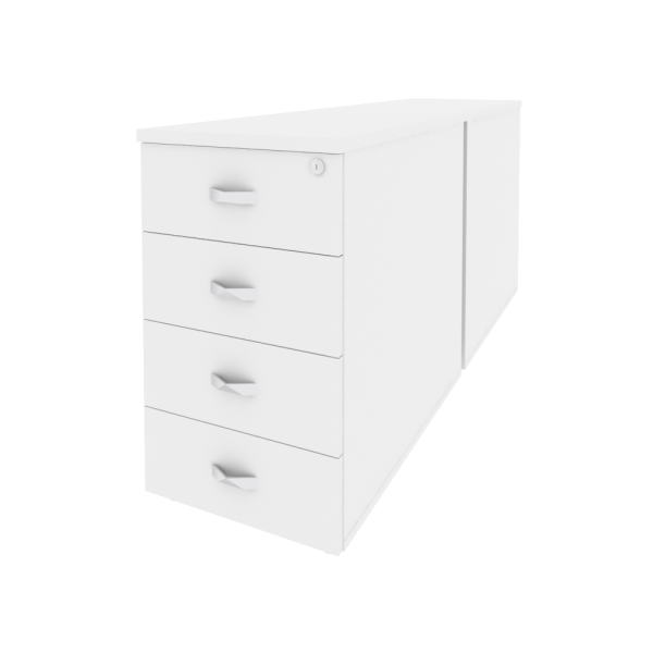 Тумба двойная приставная / опорная O.TPO-2.8