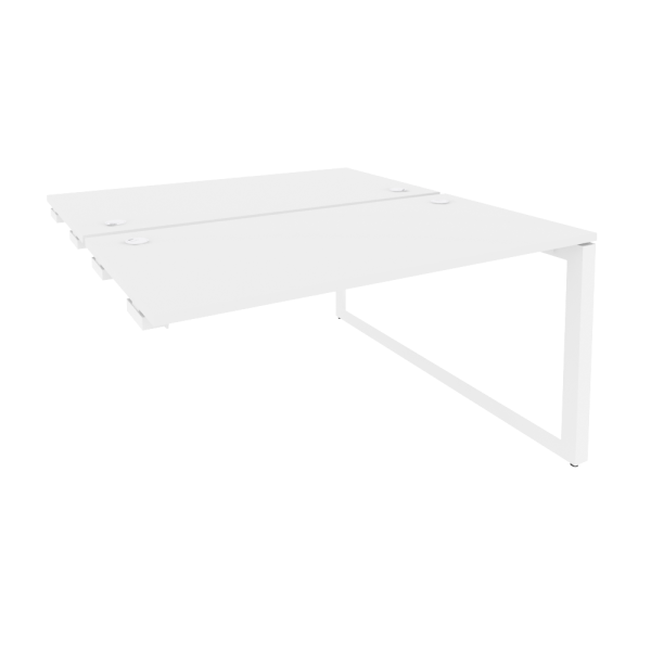 Стол-приставка двойной на О-образном м/к к опорым элем. O.MО-D.SPR-3.7