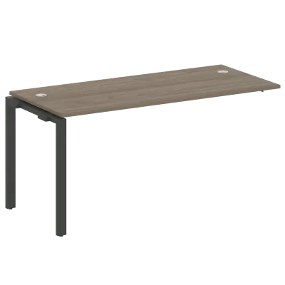 Проходной наборный элемент рабочей станции на П-образном м/к (проходная опора Б.ОСП-72, столешница, БП.ПРС-СП-1.4