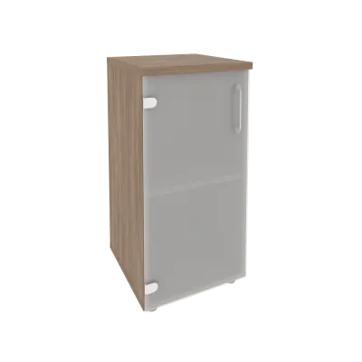 Шкаф низкий узкий левый (1 низкий фасад стекло) O.SU-3.2(L)