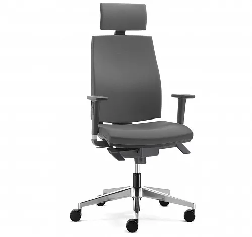 JOB Кресло перм, 3D, алюм,подг JOB 215 3D Alum MH headrest