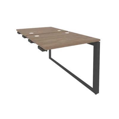 Стол-приставка двойной на О-образном м/к к опорым элем. O.MО-D.SPR-0.7