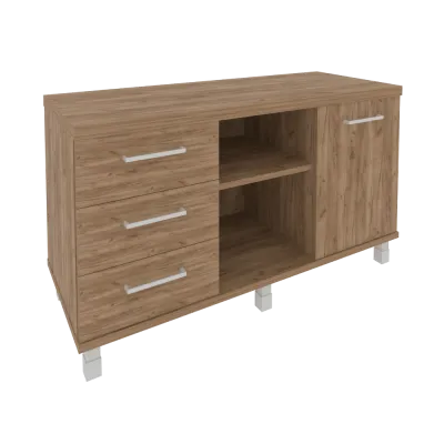 Тумба сервисная (3 ящика + распашной фасад) KTS-1