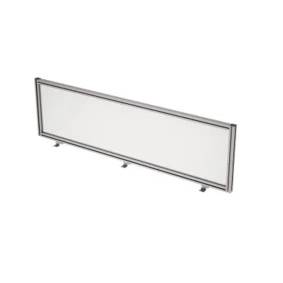 Барьер фронтальный, матовое стекло в алюминевом профиле 9БС.0407.6