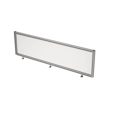 Барьер фронтальный, матовое стекло в алюминевом профиле 9БС.0407.8