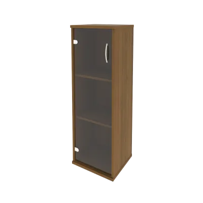 Шкаф средний узкий левый/правый (1 средняя дверь стекло) А.СУ-2.4 Л/Пр