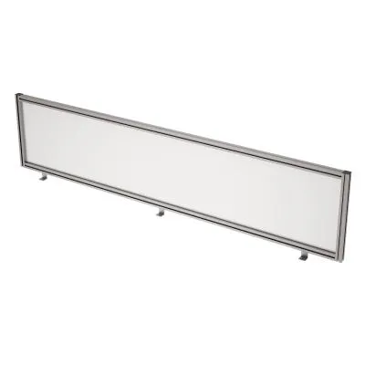 Барьер фронтальный, матовое стекло в алюминевом профиле 9БС.0409.8