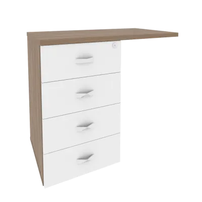 Тумба приставная (универсальная л/пр) O.TPU-4