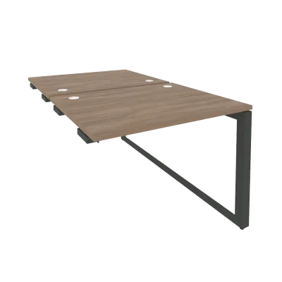 Стол-приставка двойной на О-образном м/к к опорым элем. O.MО-D.SPR-1.8