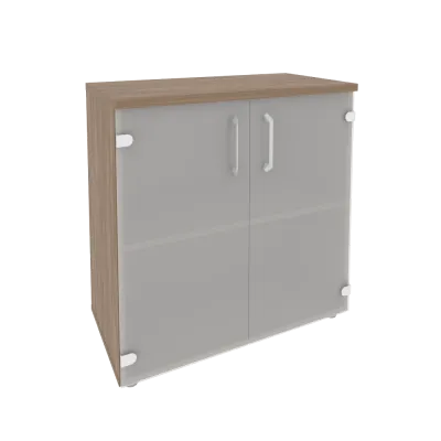 Шкаф низкий широкий (2 низких фасада стекло) O.ST-3.2