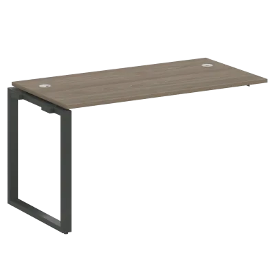 Проходной наборный элемент рабочей станции на О-образном м/к (проходная опора Б.ОСП-72, столешница, БО.ПРС-СП-1.3