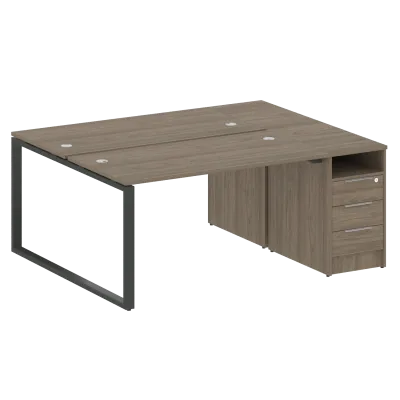 Рабочая станция на О-образном м/к с опорной тумбой БО.РС-СТП-2.3