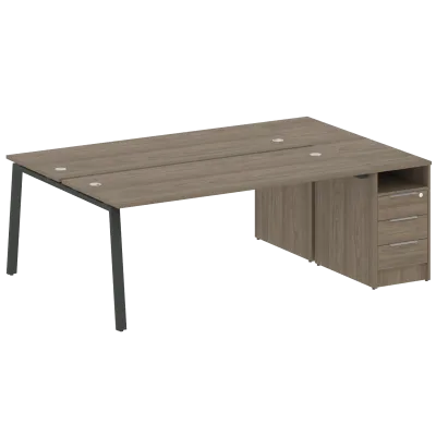 Рабочая станция на А-образном м/к с опорной тумбой БА.РС-СТП-2.5