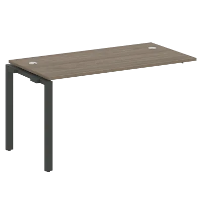 Проходной наборный элемент рабочей станции на П-образном м/к (проходная опора Б.ОСП-72, столешница, БП.ПРС-СП-1.3