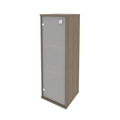 Шкаф средний узкий левый/правый (1 средняя дверь стекло) Л.СУ-2.4 Л/Пр