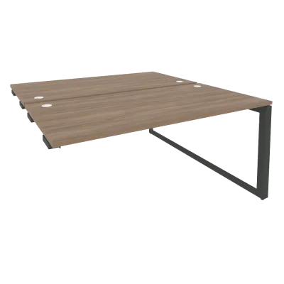 Стол-приставка двойной на О-образном м/к к опорым элем. O.MО-D.SPR-4.8