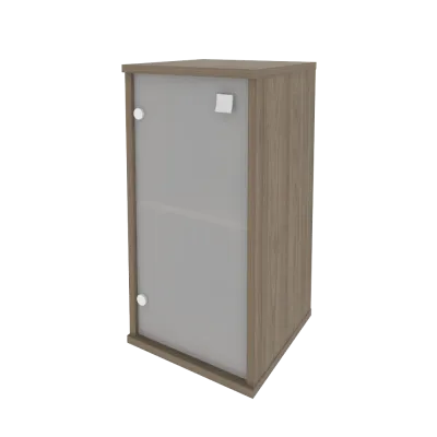 Шкаф низкий узкий левый/правый (1 низкая дверь стекло) Л.СУ-3.2 Л/Пр