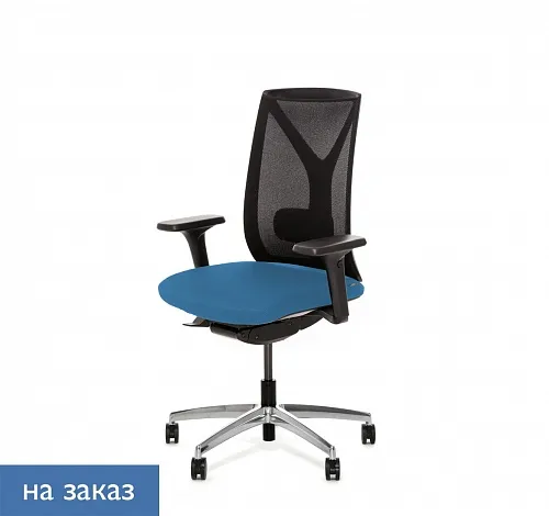 DION M Кресло,синх, 1D, алюм DION MeshBl 870 1D alum