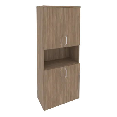 Шкаф высокий широкий (4 низких фасада ЛДСП) O.ST-1.5