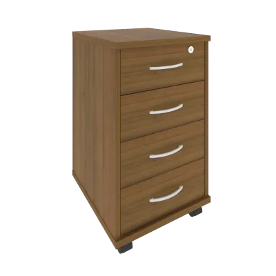 Тумба подкатная (4 ящика фолдинг, с замком) А.ТМ-4F