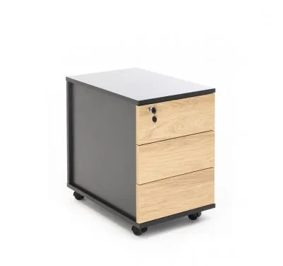 FLEX ТУМБА УЗКАЯ 3 ЯЩИКА ГИКОРИ/ГРАФИТ 135T012 151 151 6Z6Z