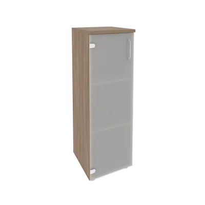 Шкаф средний узкий левый (1 средний фасад стекло) O.SU-2.4(L)