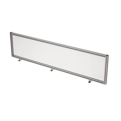 Барьер фронтальный, матовое стекло в алюминевом профиле 9БС.0408.6