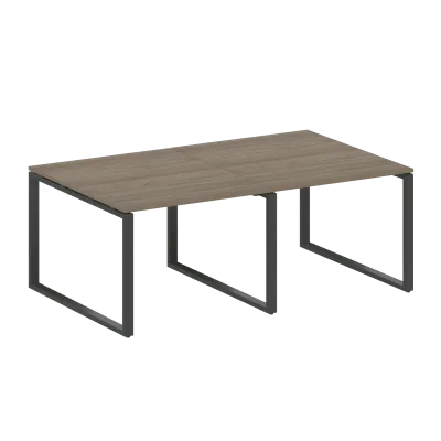 Переговорный стол (2 столешницы) на О-образном м/к БО.ПРГ-2.1