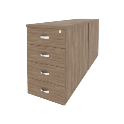 Тумба двойная приставная / опорная O.TPO-2.8