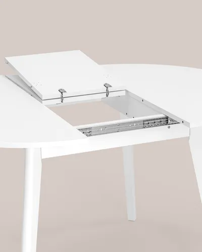 Стол Rondo, 100-135*100, белый УТ000003849